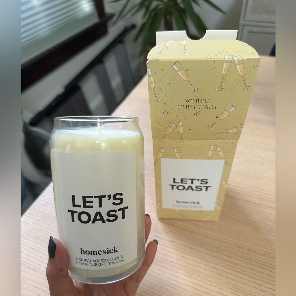 Homesick Let's Toast Candle